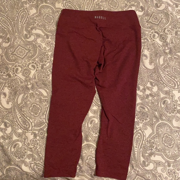 Red NoBull Leggings 3/4 length - Picture 3 of 8